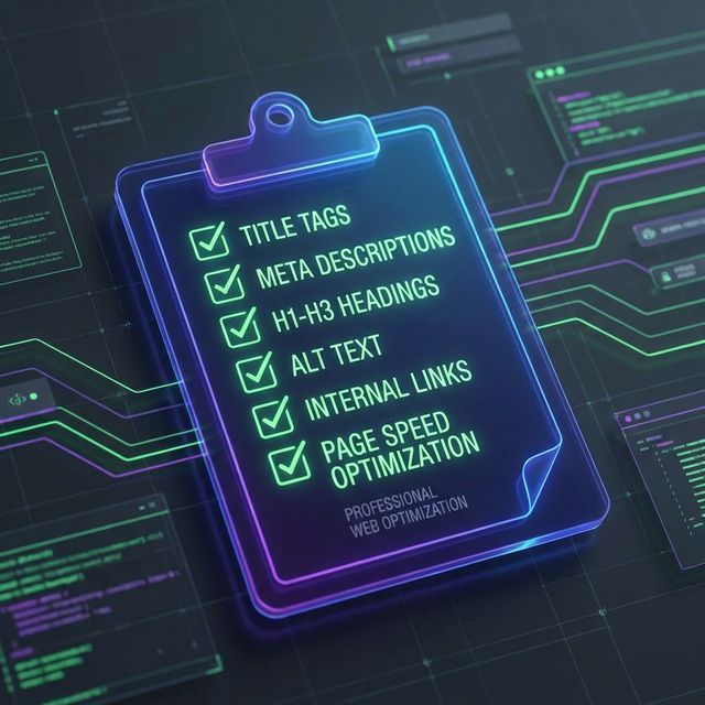 On-page SEO checklist for ranking